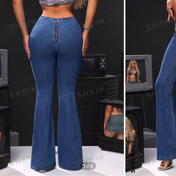 SHEIN Sexy Skinny Jeans Size 8/10 - 32 - Picture 2 of 2